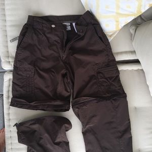 Columbia titanium reversible hiking pants